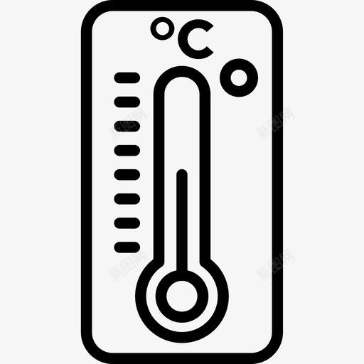 摄氏度217天气线性图标svg_新图网 https://ixintu.com 217天气 摄氏度 线性