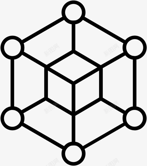 区块链网络加密货币和区块链银行图标svg_新图网 https://ixintu.com 加密 区块 网络 货币 银行