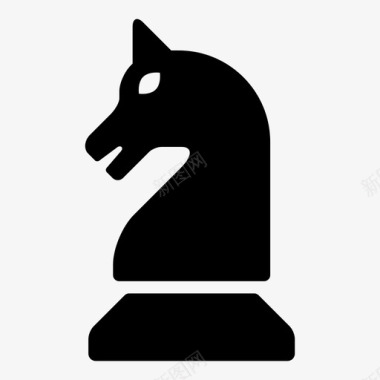 骑士商业象棋图标图标