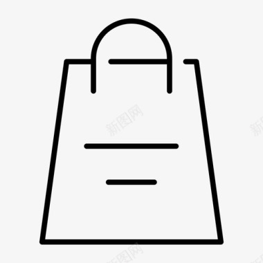 购物购物袋钱包图标图标