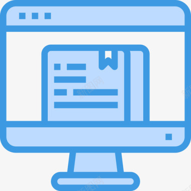 文件网站和windows界面蓝色图标图标