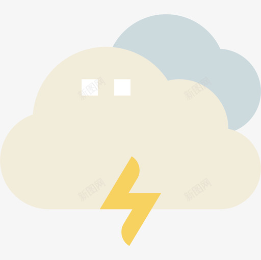 云天气和季节1平坦图标svg_新图网 https://ixintu.com 天气 季节 平坦 气和