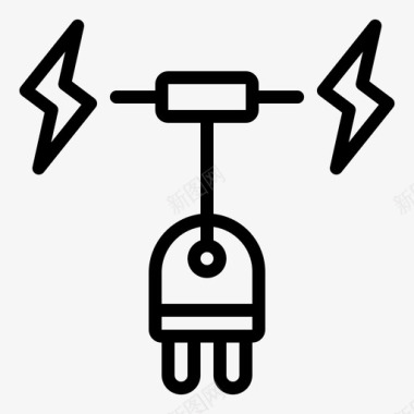 电源支持充电电力图标图标
