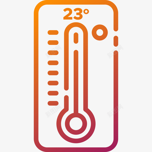 温度天气218梯度图标svg_新图网 https://ixintu.com 天气 梯度 温度