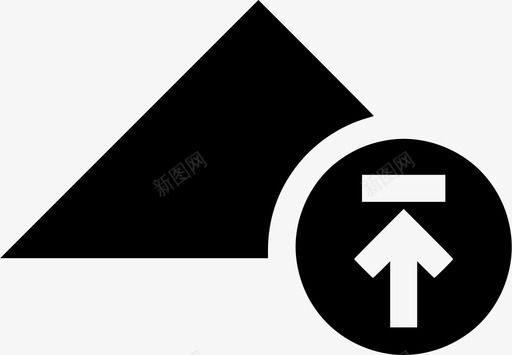 三角形上载金字塔形状图标svg_新图网 https://ixintu.com 三角形 上载 形状 用户界面 金字塔