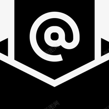 电子邮件文件和文件52已填写图标图标