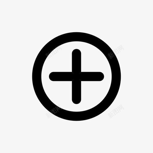 添加按钮添加加图标svg_新图网 https://ixintu.com 按钮 添加 用户界面