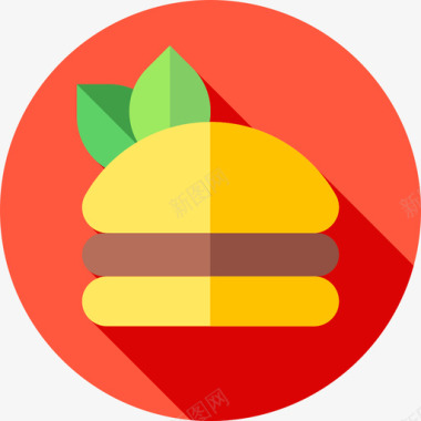 纯素汉堡素食11平的图标图标