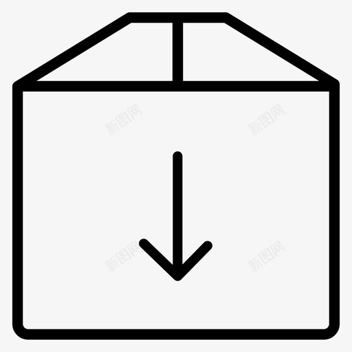 包裹寄出箱子寄出图标svg_新图网 https://ixintu.com 包裹 寄出 开单 箱子 装运