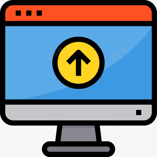 上传网站和windows界面5线颜色图标svg_新图网 https://ixintu.com windows 上传 界面 网站 颜色