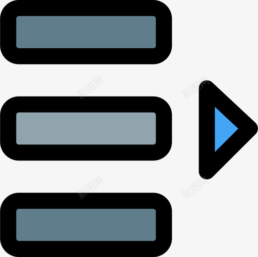移动对齐和段落3线颜色图标svg_新图网 https://ixintu.com 对齐 段落 移动 颜色