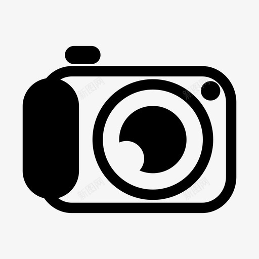 照相机摄像机数码相机图标svg_新图网 https://ixintu.com 摄像机 摄影 数码相机 无镜 照相机