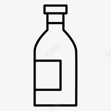 酱汁瓶子肉汁图标图标