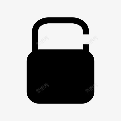 打开挂锁钥匙保护图标svg_新图网 https://ixintu.com 保护 保险箱 打开 挂锁 解锁 钥匙