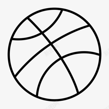 运动球篮球游戏图标图标