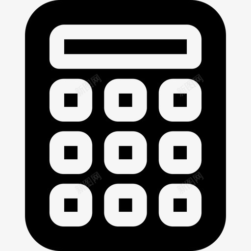 计算器物理18填充图标svg_新图网 https://ixintu.com 填充 物理 计算器