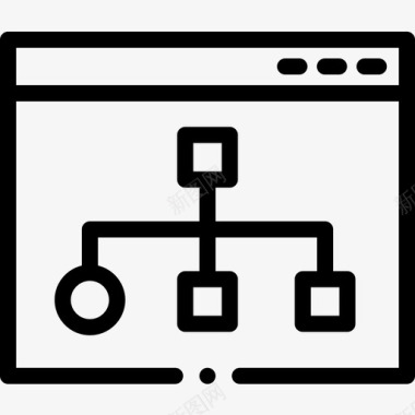 应用程序web开发51线性图标图标