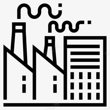 工厂能源工业图标图标
