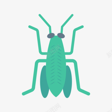 虫子动物20扁平图标图标