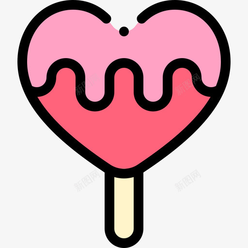 冰淇淋甜点和糖果6线性颜色图标svg_新图网 https://ixintu.com 冰淇淋 甜点 糖果 线性 颜色