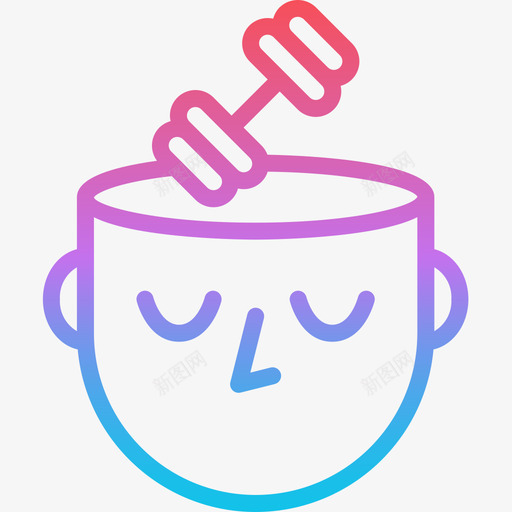 力量人类能力2梯度图标svg_新图网 https://ixintu.com 人类 力量 梯度 能力