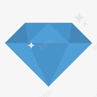 钻石企业管理59扁平图标图标