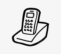 手提移动电柜手提电话通讯移动电话图标高清图片