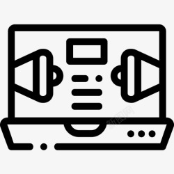随你网络图标推广营销网络推广营销135线性图标高清图片