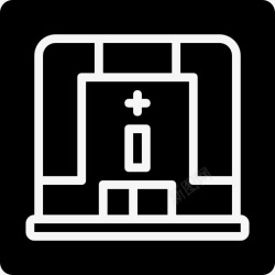 部门建筑建筑商业公司图标高清图片