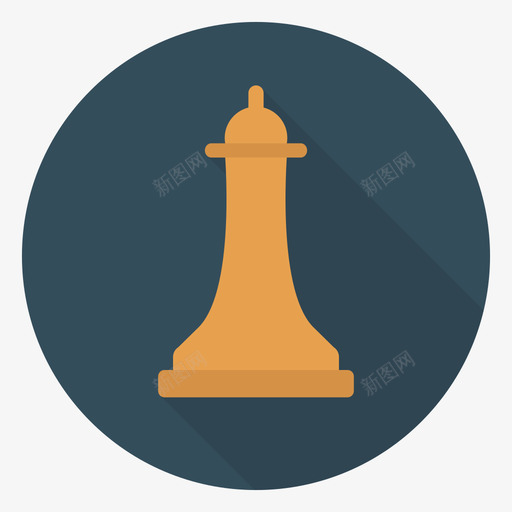 国际象棋广告50圆形图标svg_新图网 https://ixintu.com 国际象棋 圆形 广告