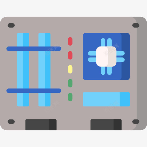 主板技术89扁平图标svg_新图网 https://ixintu.com 主板 扁平 技术