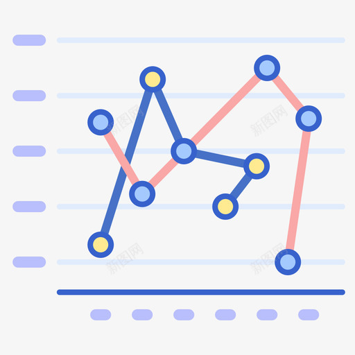 折线图信息图6线颜色图标svg_新图网 https://ixintu.com 信息 折线 线图 颜色