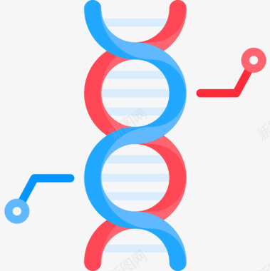 Dna书呆子34扁平图标图标