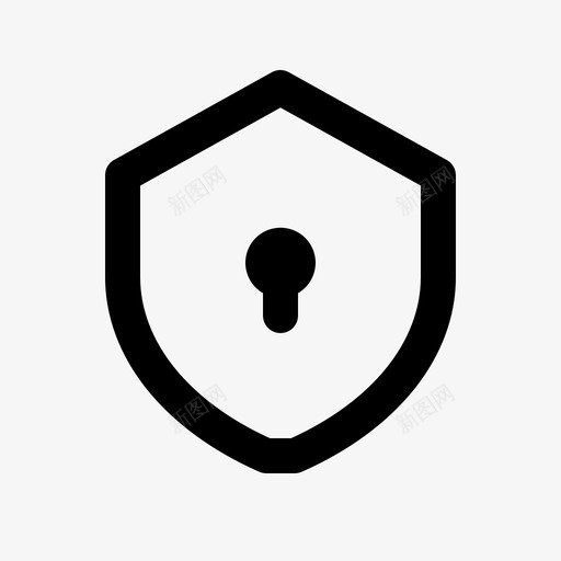 安全应用程序锁图标svg_新图网 https://ixintu.com 安全 屏蔽 应用程序 用户界面