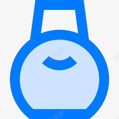 壶铃拳击5蓝色图标图标