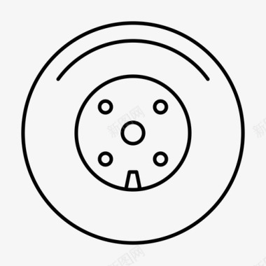 轮胎汽车运输图标图标