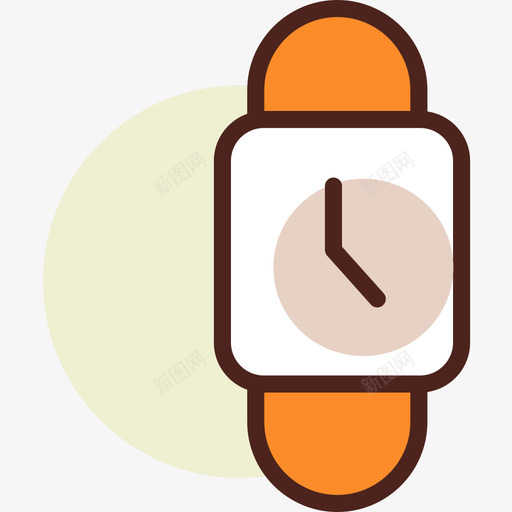 手表时间62线性颜色图标svg_新图网 https://ixintu.com 手表 时间 线性 颜色