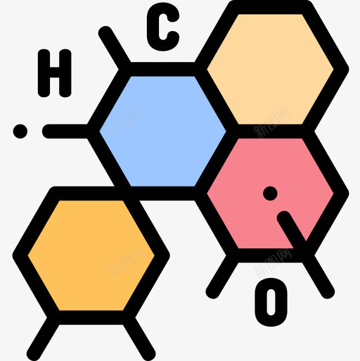 化学教育240线性颜色图标svg_新图网 https://ixintu.com 化学 教育 线性 颜色