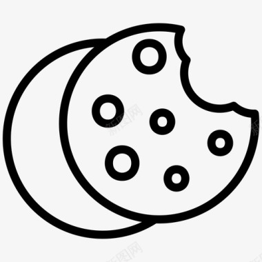 饼干吃的快餐图标图标