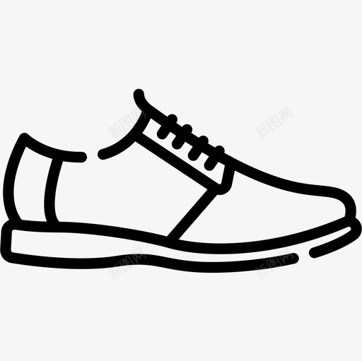 鞋衣服108直线型图标svg_新图网 https://ixintu.com 直线 线型 衣服