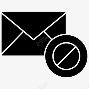 垃圾邮件阻止基本ui字形图标图标
