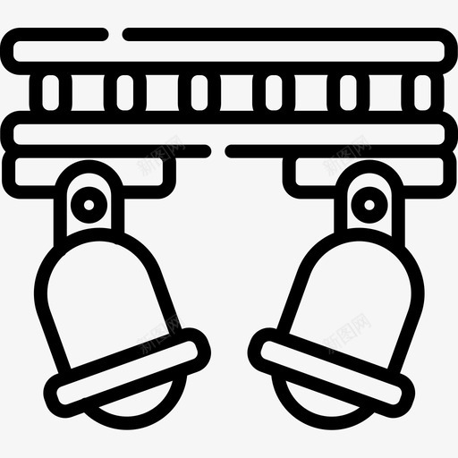 聚光灯电影院82线性图标svg_新图网 https://ixintu.com 电影院 线性 聚光灯