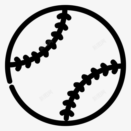 球棒球球员图标svg_新图网 https://ixintu.com 回合 团队 棒球 球员 运动