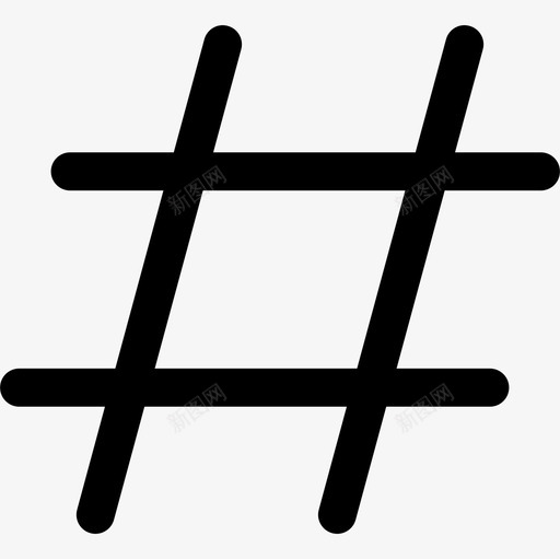 Hashtag文本编辑器37线性图标svg_新图网 https://ixintu.com Hashtag 文本 线性 编辑器