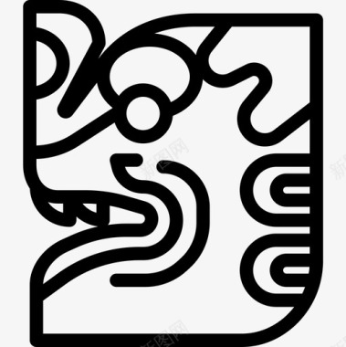 玛雅人神话25直系图标图标