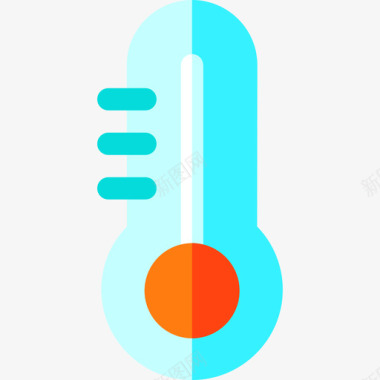 温度物理20平坦图标图标