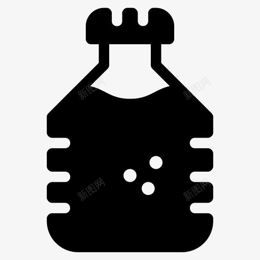 水饮料瓶子图标svg_新图网 https://ixintu.com 固体 液体 瓶子 食物 饮料