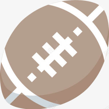 橄榄球运动和游戏1平手图标图标