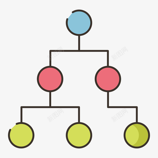层次结构信息图4线颜色图标svg_新图网 https://ixintu.com 信息 层次 结构 颜色