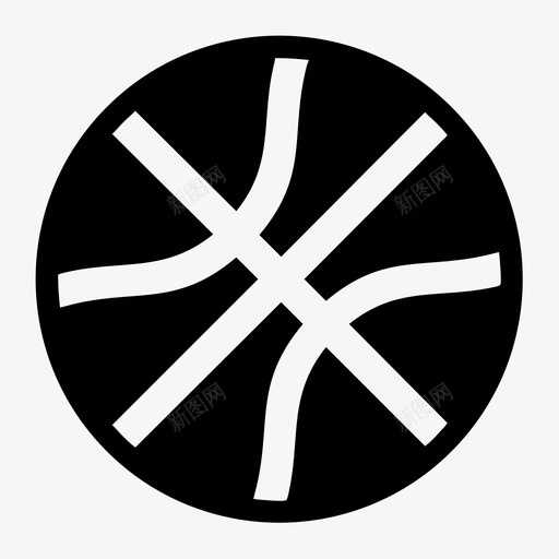 球篮球球员图标svg_新图网 https://ixintu.com 回合 团队 球员 篮球 运动